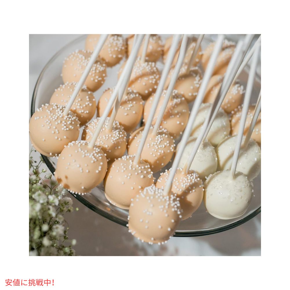 製菓用トッピング材料 ノンパレル・スプリンクル ホワイト Nonpareil Sprinkles White  2.7lbs 約1,2kg　製菓材料　カリカリ食感 7