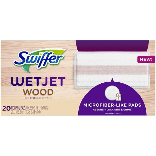 スウィッファー ウェットジェット ウッドモップパッド 20枚入り/Swiffer WetJet Wood Mopping Pad Refills, 20 Count 1