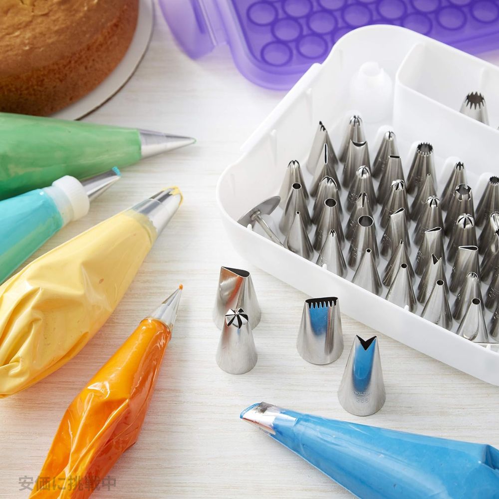 Wilton、55ピースケーキサプライマスターデコレーションチップセット 4