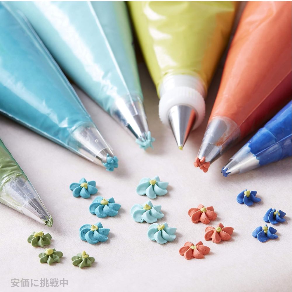 Wilton、55ピースケーキサプライマスターデコレーションチップセット 5