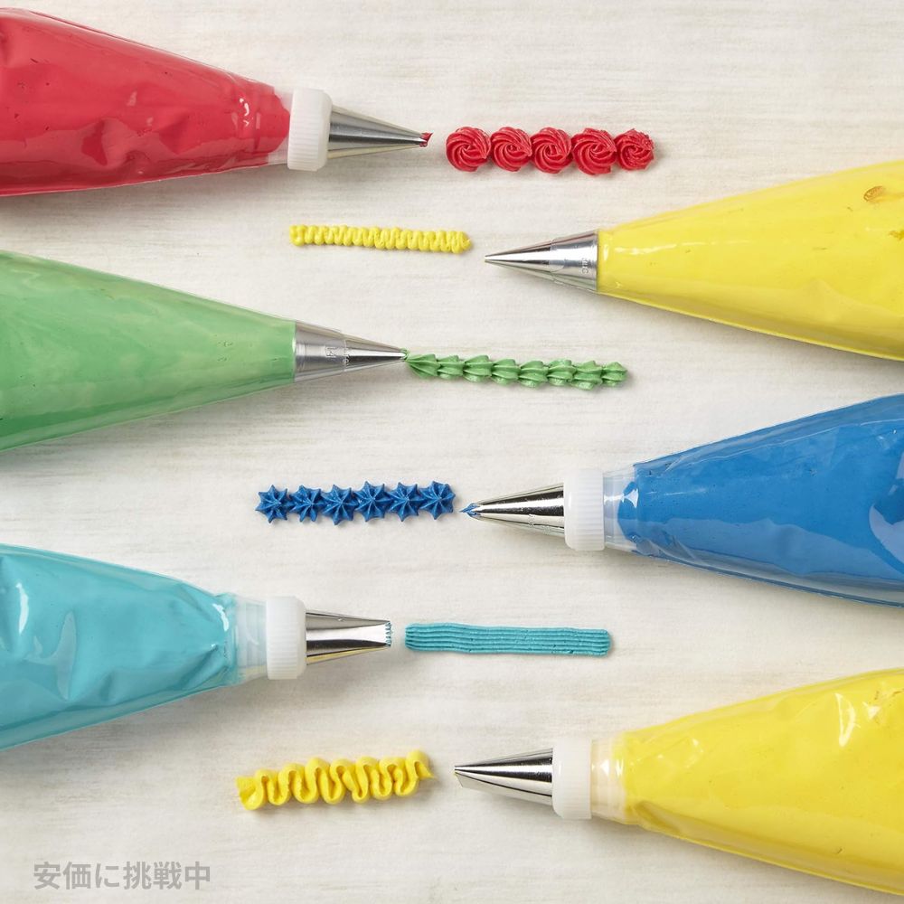 Wilton、55ピースケーキサプライマスターデコレーションチップセット 6