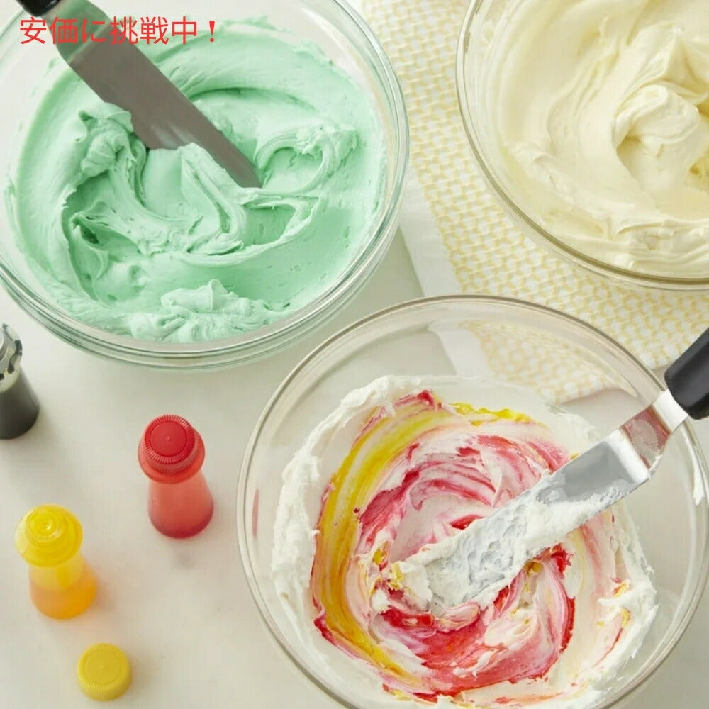 Wilton ウィルトン 濃縮ゲル状食用色素セット（基本色、4色）8.7 mL Concentrated Gel Food Color Set Primary 0.3 Fl Oz 4 Colors 4