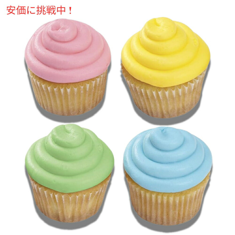 Wilton ウィルトン ゲル状食用色素セット（基本色、4色）8.7 mL Gel Food Color Set Primary 0.3 Fl Oz 4 Colors 7