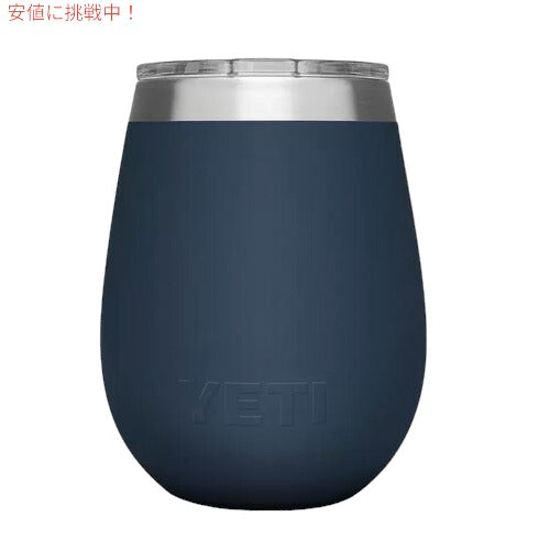 YETI Rambler 10 oz Wine Tumbler Magslider Lid NAVY / イエティ ランブラー 10oz ワインタンブラー マグスライダー蓋付き 4