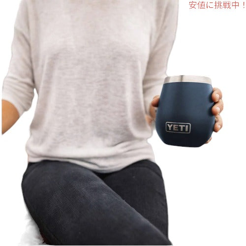 YETI Rambler 10 oz Wine Tumbler Magslider Lid NAVY / イエティ ランブラー 10oz ワインタンブラー マグスライダー蓋付き 6