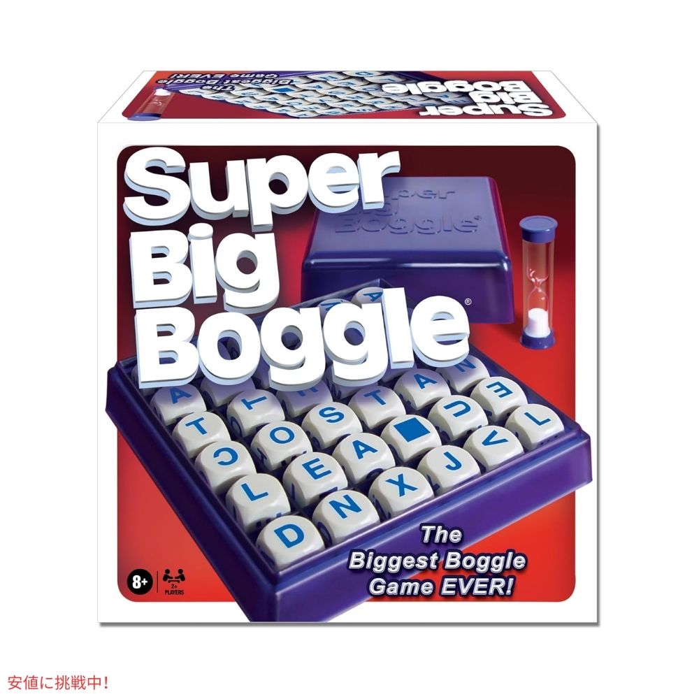 Winning Moves Games ウイニングムーブゲームス スーパー ビッグ ボグル 6x6グリッド 36文字キューブ付き Super Big Boggle 2