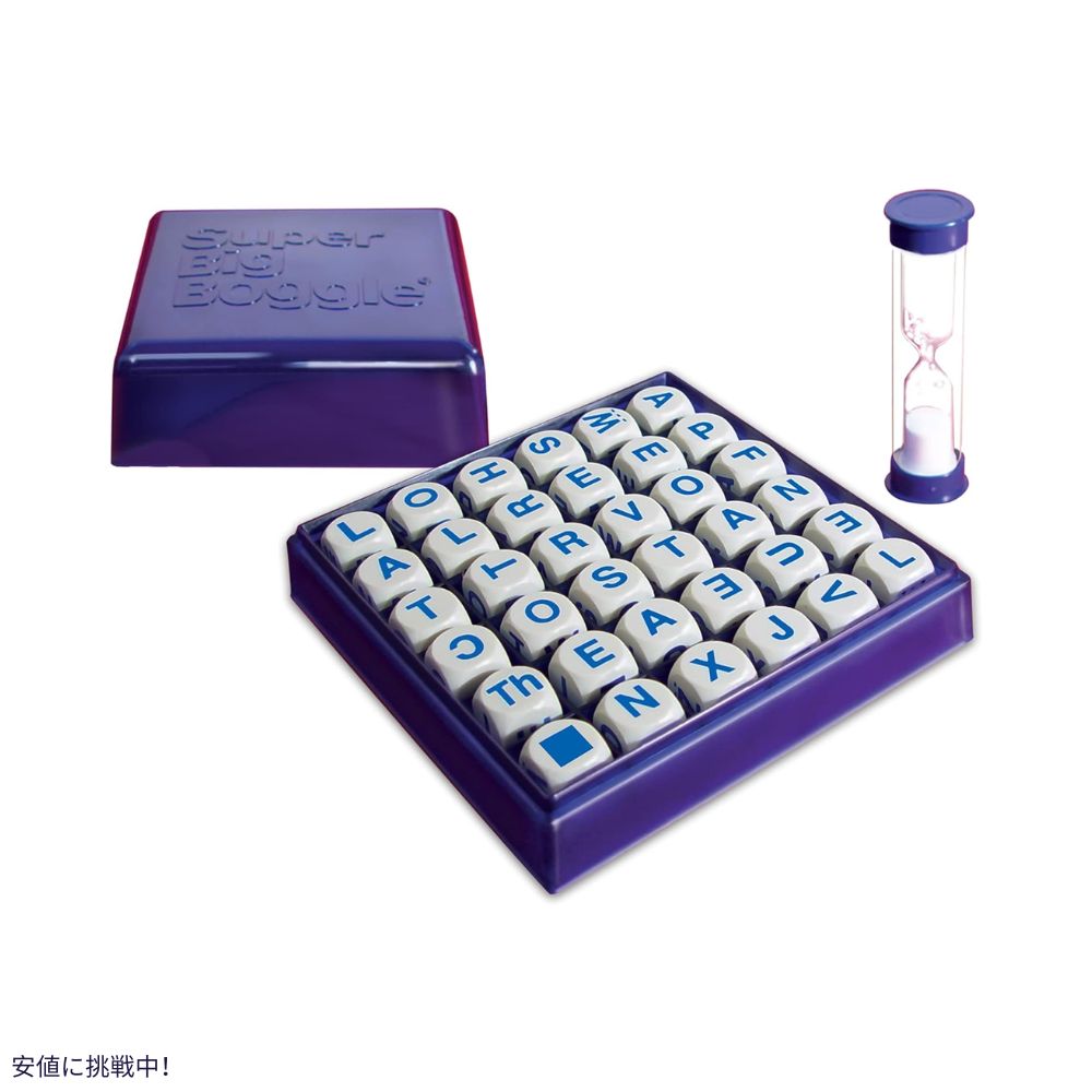 Winning Moves Games ウイニングムーブゲームス スーパー ビッグ ボグル 6x6グリッド 36文字キューブ付き Super Big Boggle 4