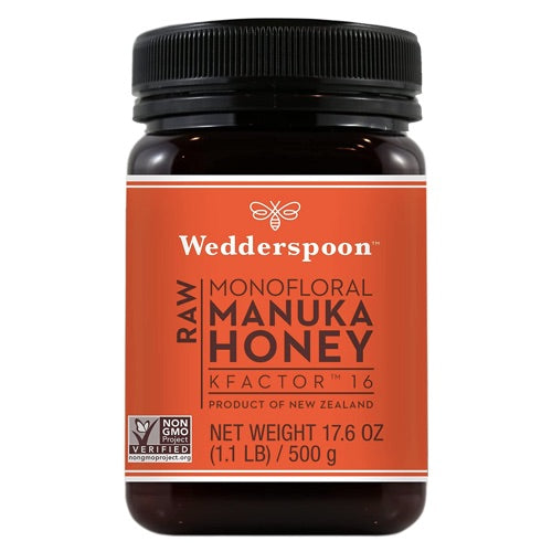 Wedderspoon Organic, Inc., 100% Raw Manuka Honey, KFactor 16, 17.6 oz (500 g) / ウェダースプーン・オーガニック, 100%生マヌカ蜂蜜　Kファクター16 1