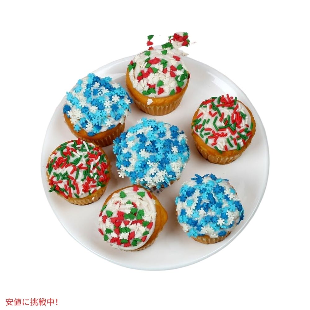A Great Surprise クリスマスツリー コフェッティ ホリデー スプリンクル 1.7ポンド Christmas Tree Cofetti Holiday Sprinkles 1.7Lbs 4