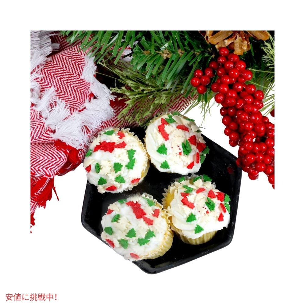 A Great Surprise クリスマスツリー コフェッティ ホリデー スプリンクル 1.7ポンド Christmas Tree Cofetti Holiday Sprinkles 1.7Lbs 7