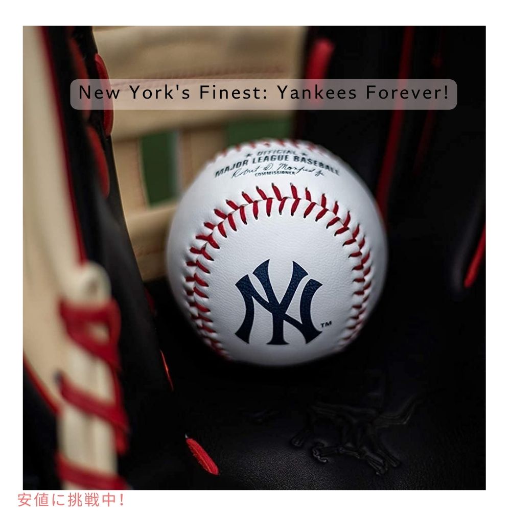 Rawlings MLB オフィシャル チーム ロゴ ベースボール ニューヨークヤンキース Official MLB Team Logo Baseball New York Yankees 6
