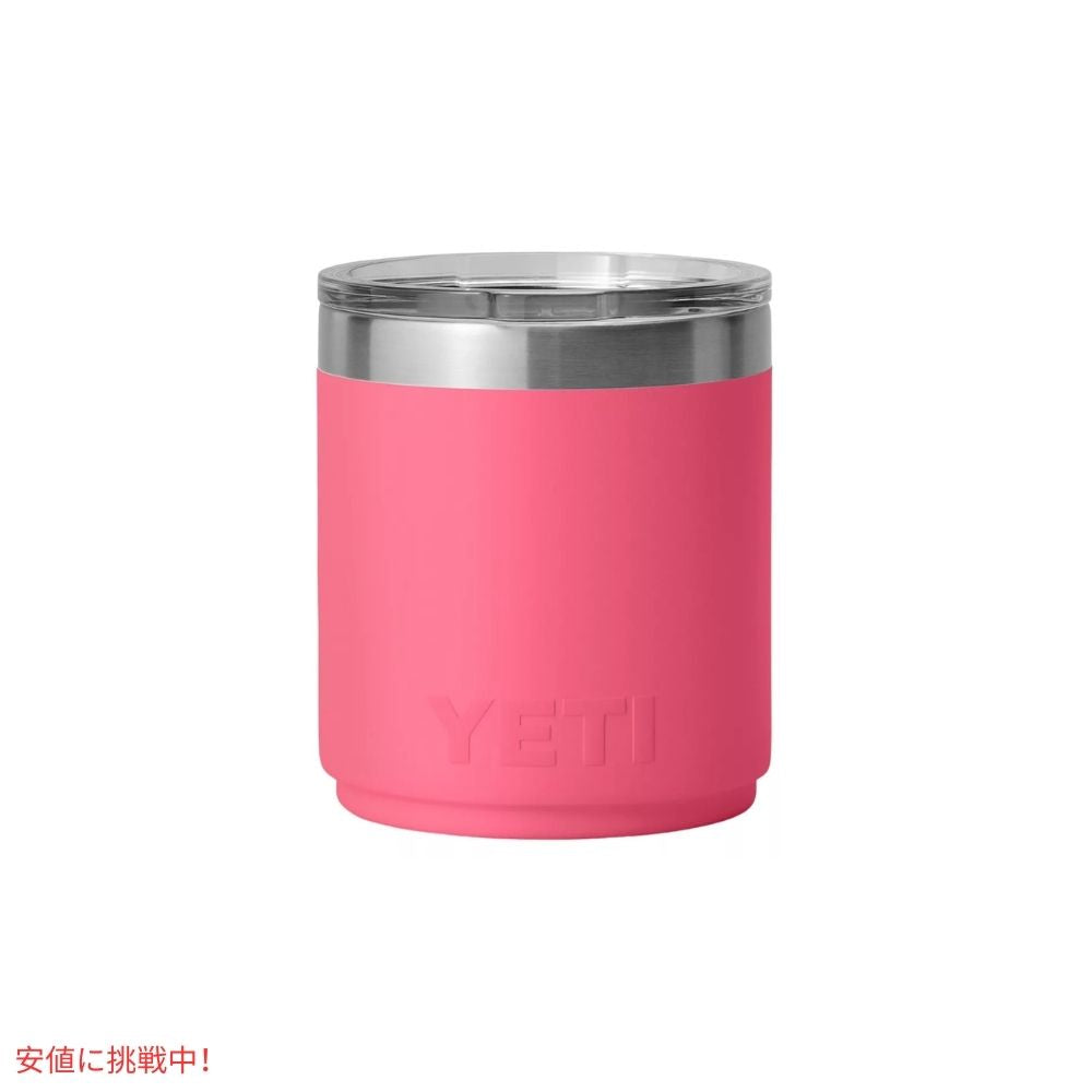 YETI イエティ ランブラー 10オンス ローボールマグ スライダー蓋付き トロピカルピンク Rambler 10oz Lowball With Magslider Lid Tropical Pink 4