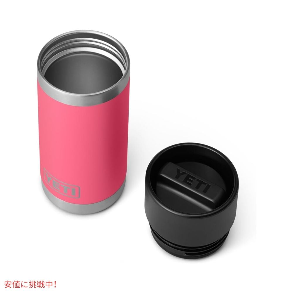 YETI イエティ ランブラー12oz ボトル  ホットショット キャップ付 トロピカルピンク Rambler 12oz BOTTLE With Hotshot Cap Tropical Pink 5