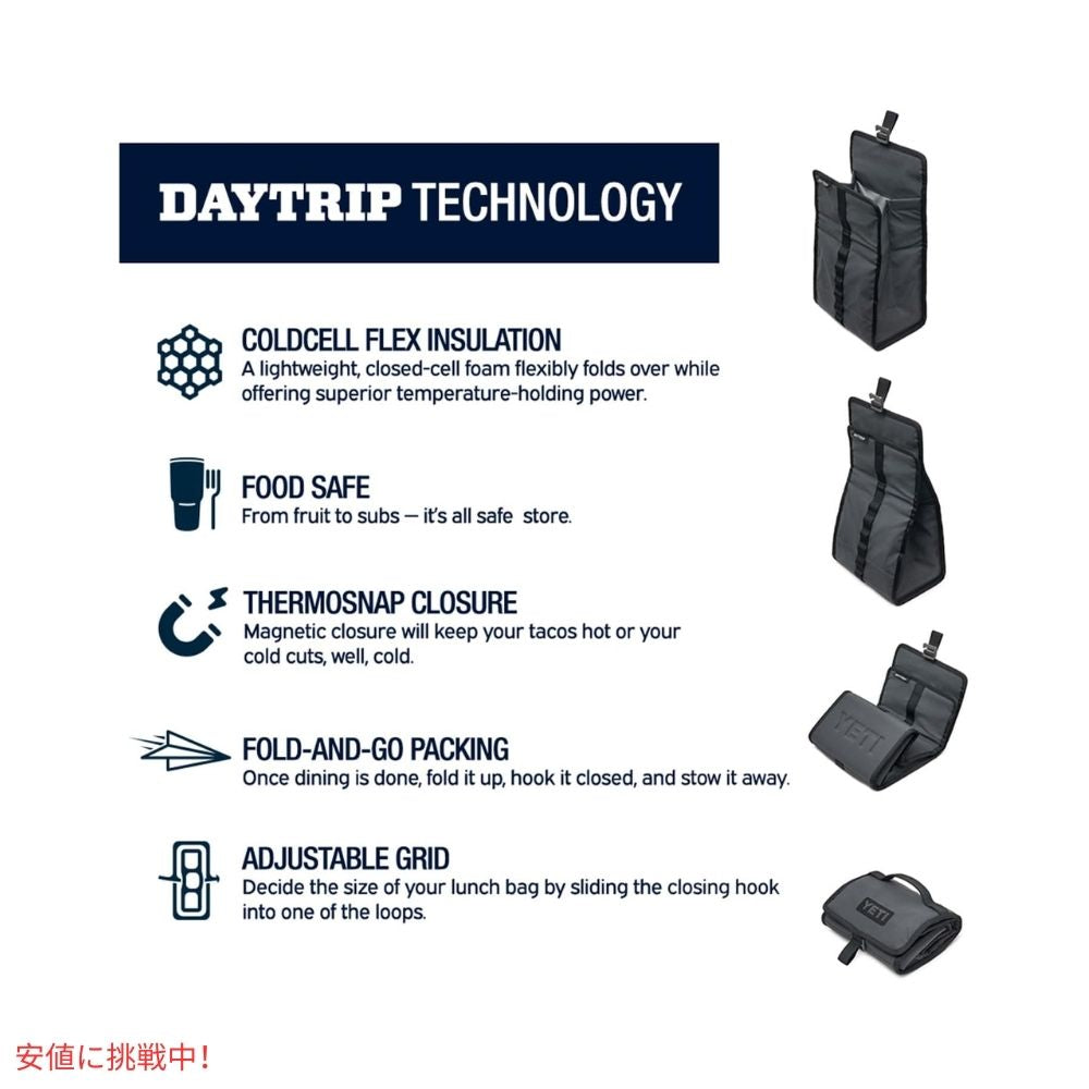 YETI イエティ デイトリップ・ランチバッグ ビッグウェーブ ブルー Daytrip Lunch Bag Big Wave Blue 7