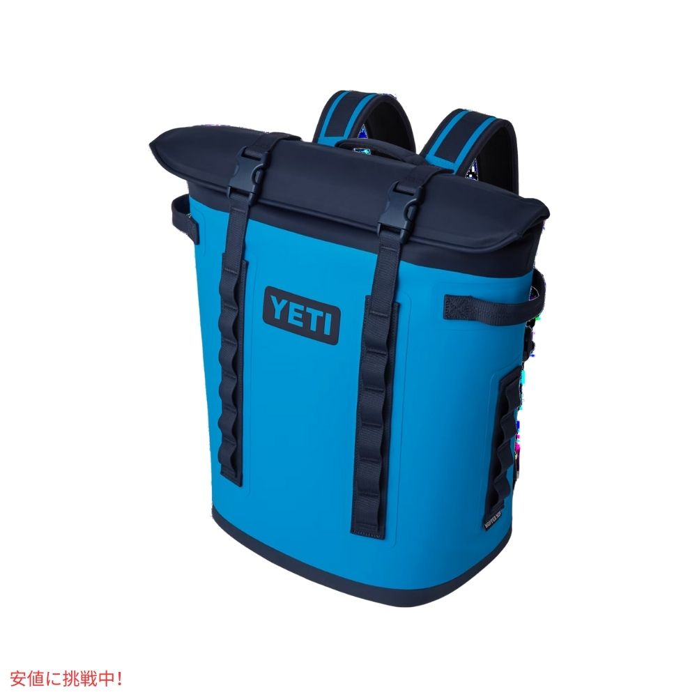 イエティ YETI ホッパー M20 バックパック ソフトクーラー ネイビー/ ビッグウェーブブルー Hopper M20 Backpack Soft Cooler NAVY/ BIG WAVE BLUE 3