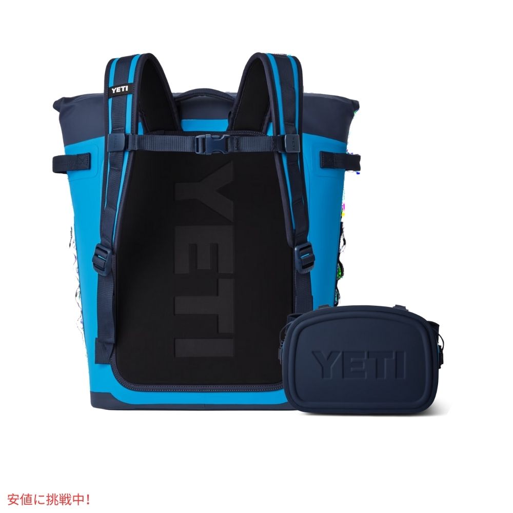 イエティ YETI ホッパー M20 バックパック ソフトクーラー ネイビー/ ビッグウェーブブルー Hopper M20 Backpack Soft Cooler NAVY/ BIG WAVE BLUE 4