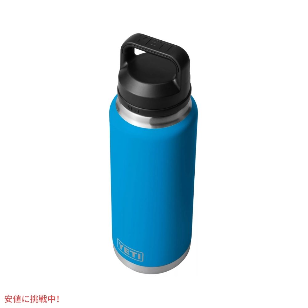 YETI イエティ ランブラー 36オンス 水筒 チャグキャップ付 ビッグウェーブ ブルー Rambler 36oz Water Bottle with Chug Cap Big Wave Blue 3