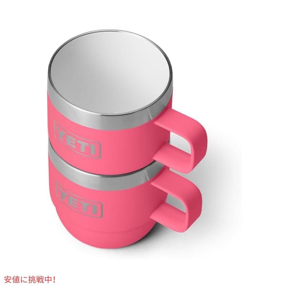 【2個セット】YETI イエティ ランブラー 6オンス スタッキングマグ トロピカルピンク Rambler 6oz Stackable Mugs Tropical Pink 5