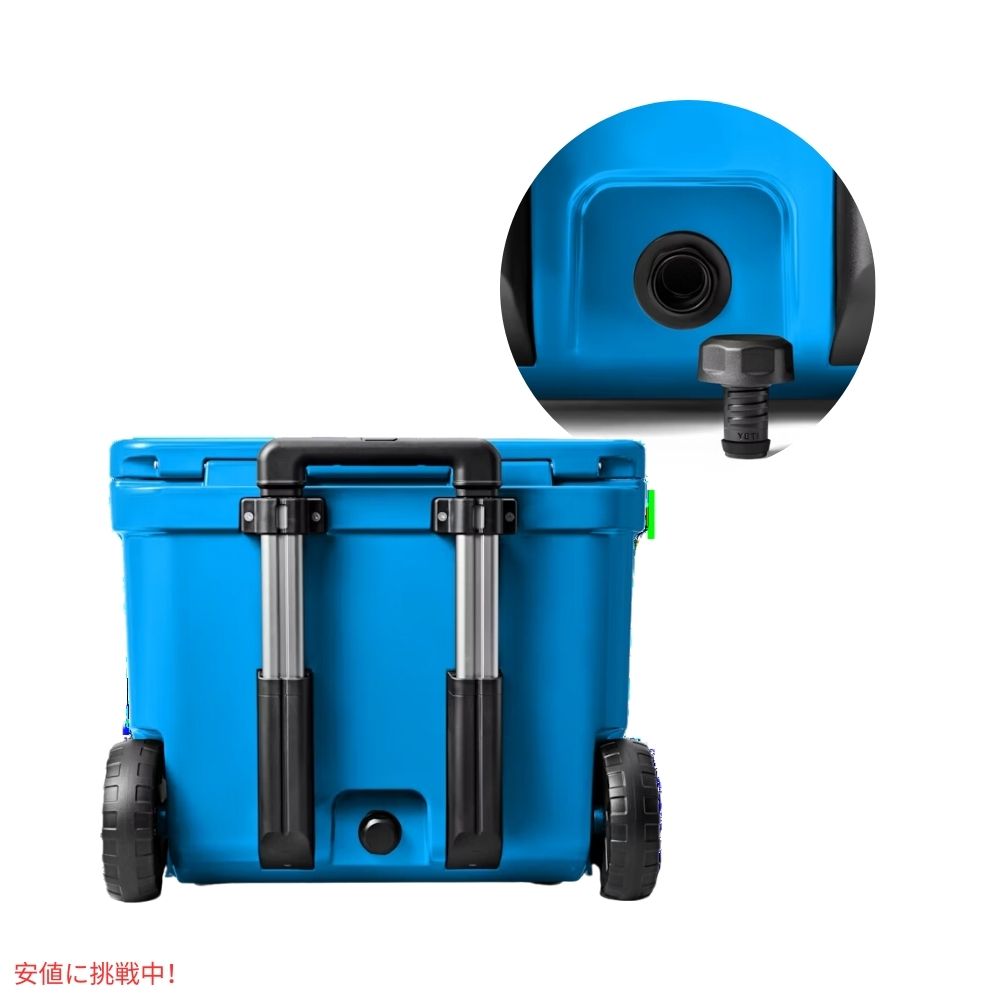YETI イエティ ローディー 60 ホイールクーラー ビッグウェーブ ブルー Roadie 60 Wheeled Cooler Big Wave Blue 5